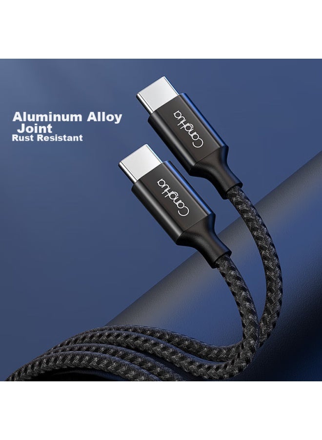 CangHua Apple 15/16 Charging Cable, Type-c Data Cable, Dual-ended Pd60w Fast Charging, C To C, Car Compatible, For Iphone 15/16 Promax, Ipad Pro, Laptops - Image 5