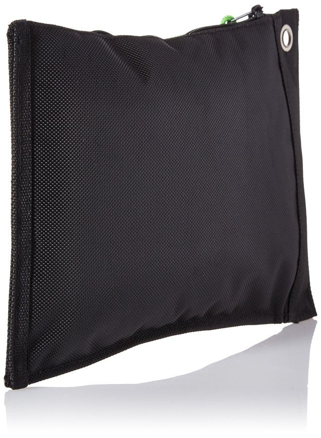 Hilmor Zipper Pouch, Waterproof Storage Bag for Small HVAC Tools & Accessories, Black & Green, ZP 1839081 - Image 2