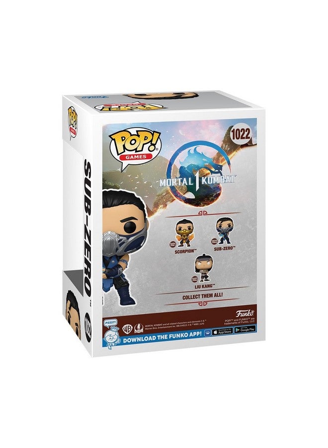 Funko Funko POP Games: Mortal Kombat 1 - Sub-Zero - Sub Zero - Mortal Kombat Game Franchise - Collectable Vinyl Figure - Gift Idea - Official Merchandise - for Kids & Adults - Video Games Fans  - Image 3
