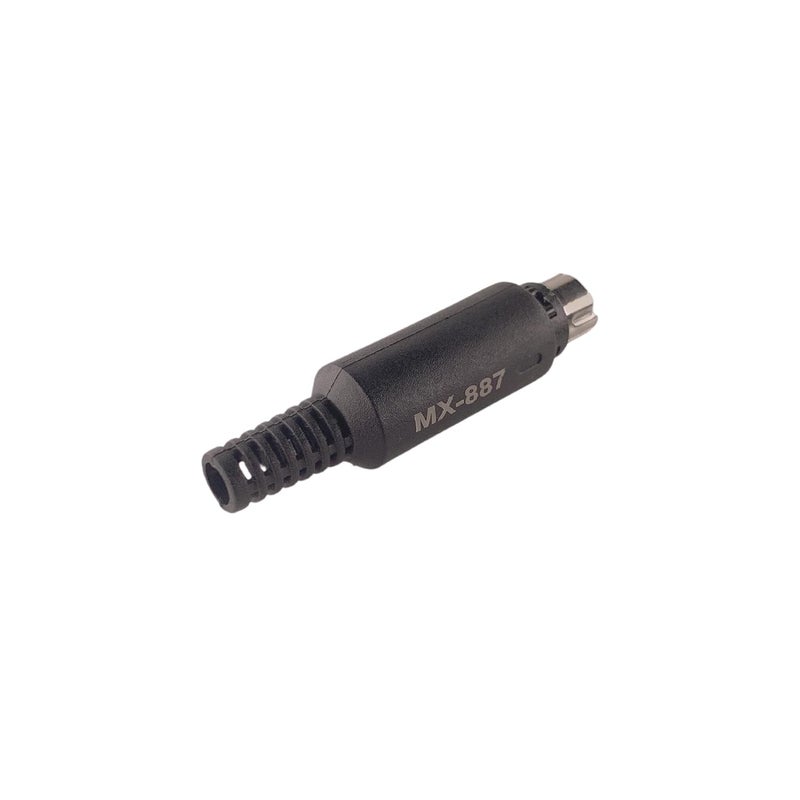 MX 2 Pairs Mini Din Male Connector Black DIN 8 Pin Female + Male Adapter Socket Audio AV Connector_PACKOF4 - Image 3
