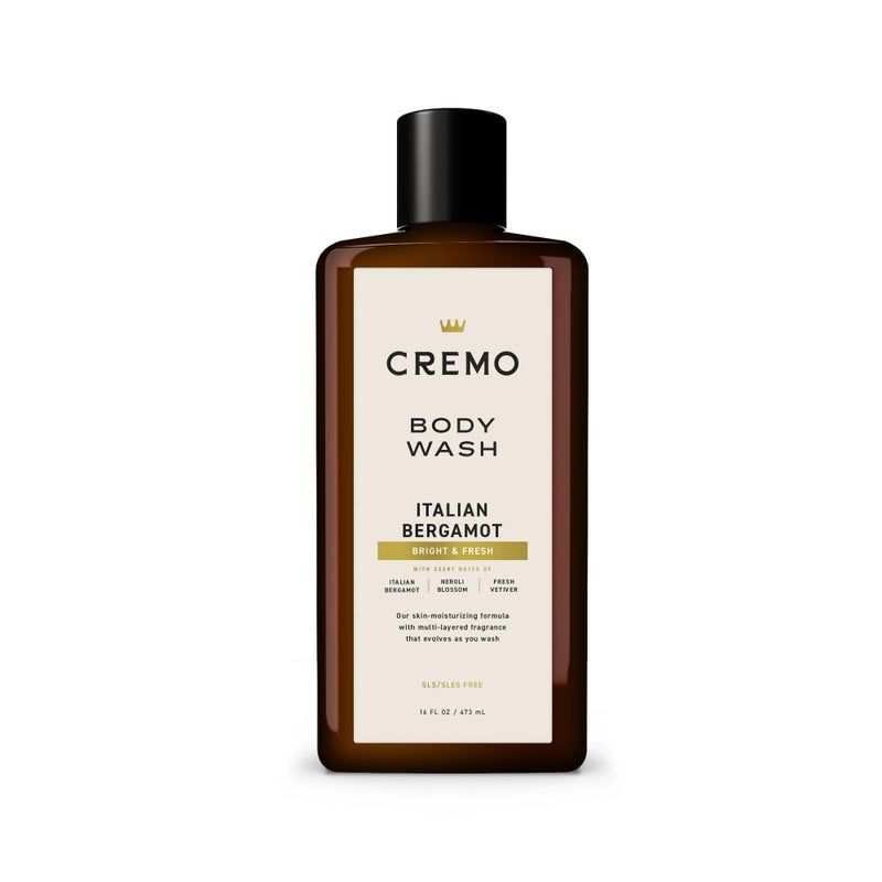 Cremo Body Wash Men Notes of Italian Bergamot Neroli Blossom and Fresh Vetiver RichLathering Italian Bergamot 16 Fl Oz