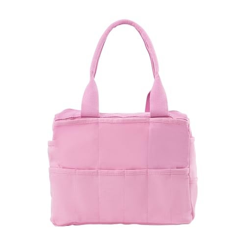 Soolla Studio Bag: Craft Organizer & Pottery Tool Bag, Washable Art Supply Tote, Knitting Yarn, Crochet Projects, 30 Pockets, 20+ Canvas Colors, Artist Gift for Adults (Flirty Flamingo) - Image 3