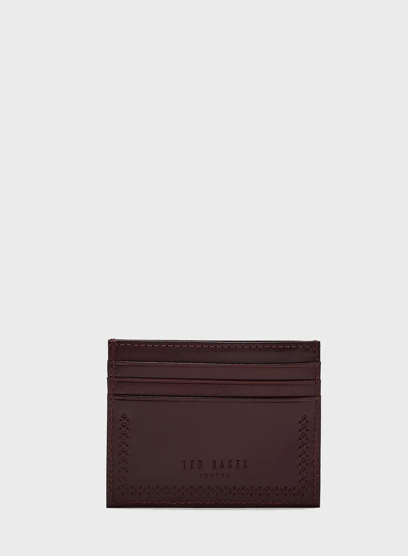 Ted Baker Douan Brogue Detail Card Holder