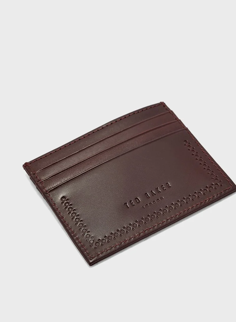 Ted Baker Douan Brogue Detail Card Holder