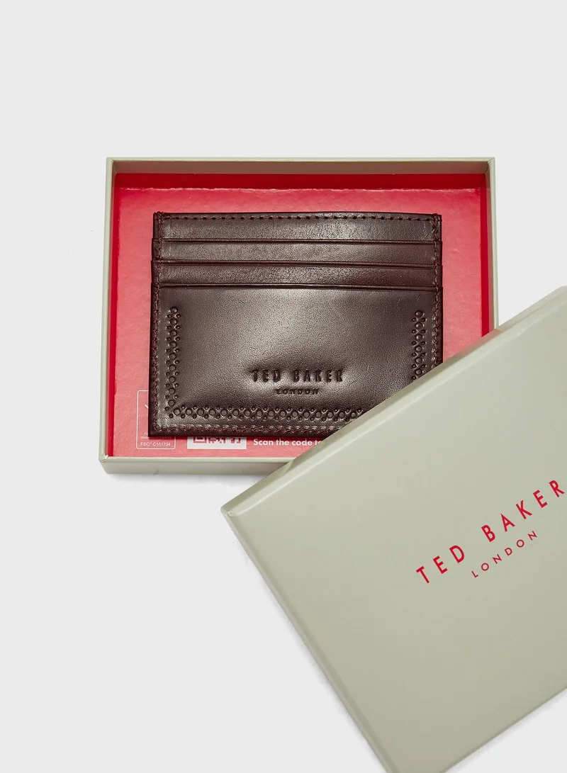Ted Baker Douan Brogue Detail Card Holder
