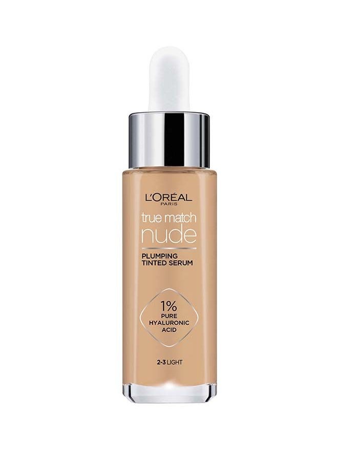 L'OREAL PARIS - True Match Nude, Plumping tinted Serum, Shade 2-3 - Image 1