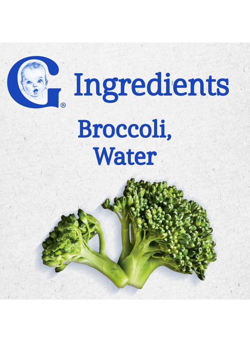 Gerber Baby Food Broccoli Puree Jar 6 Months - Image 4