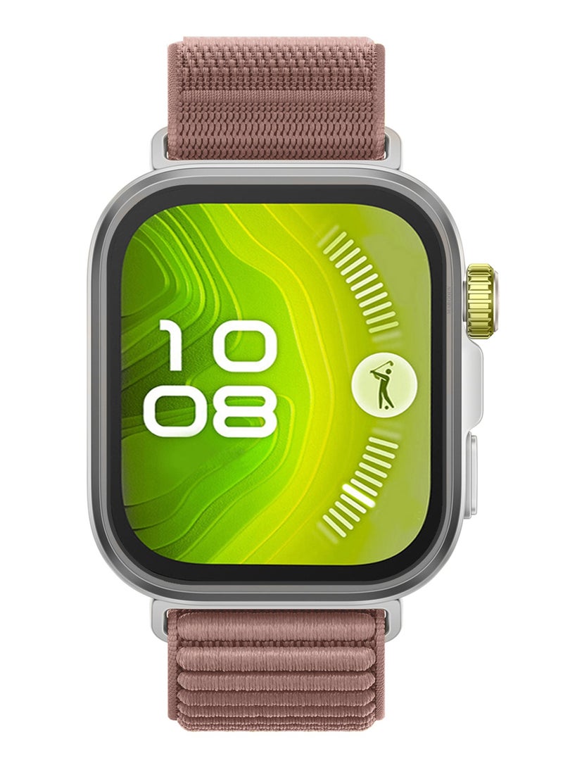 CATANES Premium Magnetic Loop Watch Band for Huawei Watch 4 & Watch 4 Pro – Adjustable, Soft & Durable Replacement Strap Brown - Image 5