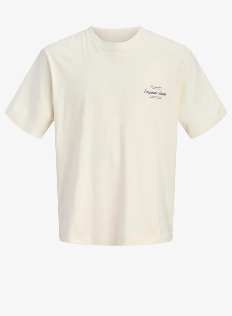 JACK & JONES  Casual Crew Neck T-Shirt for Men | Best Price UAE