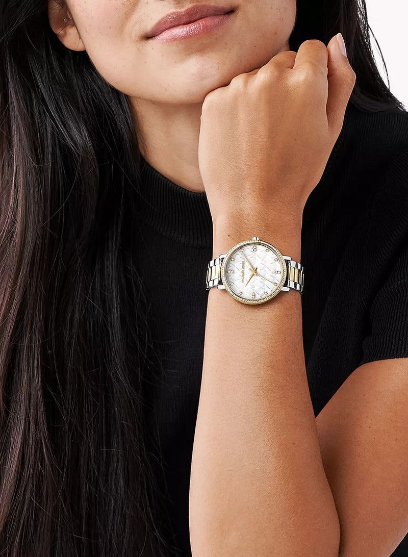 ام كي ساعة يد نسائية ثنائية اللون من Pyper MK4595 - Image 4