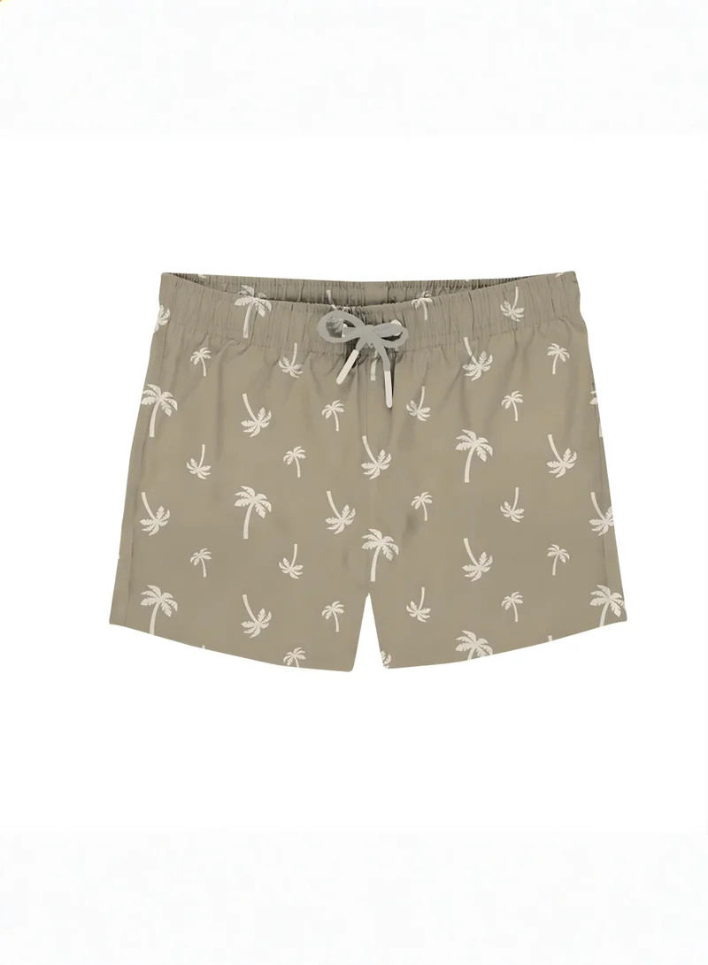 Slipstop Palms Sand Junior Swim Shorts