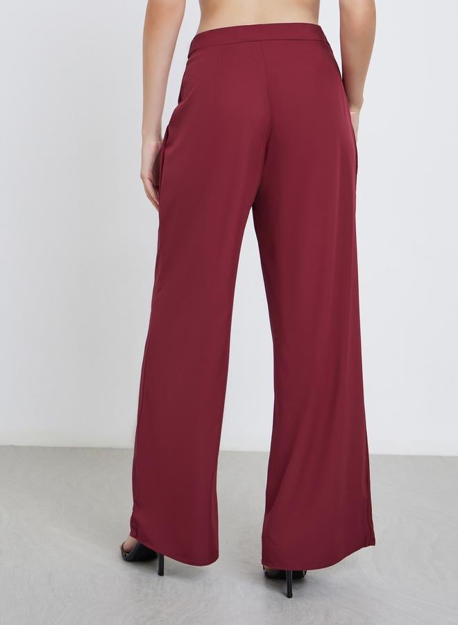 ستايلي بنطال بقصة أرجل واسعة - Image 4