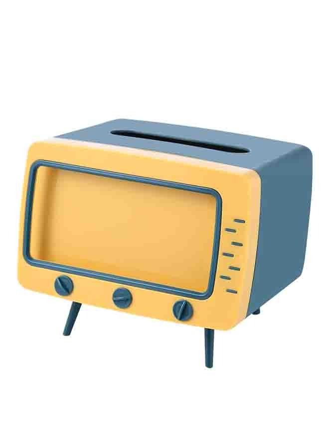fashionhome Tv Shaped Mobile Holder With Tissue Box - Image 1