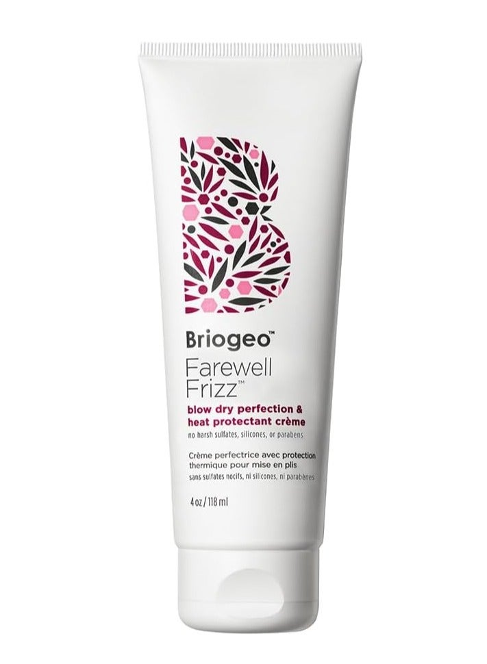 Briogeo Farewell Frizz Blow Dry Cream Heat Protectant for Hair Anti Frizz Hair Product 118ml - Image 1