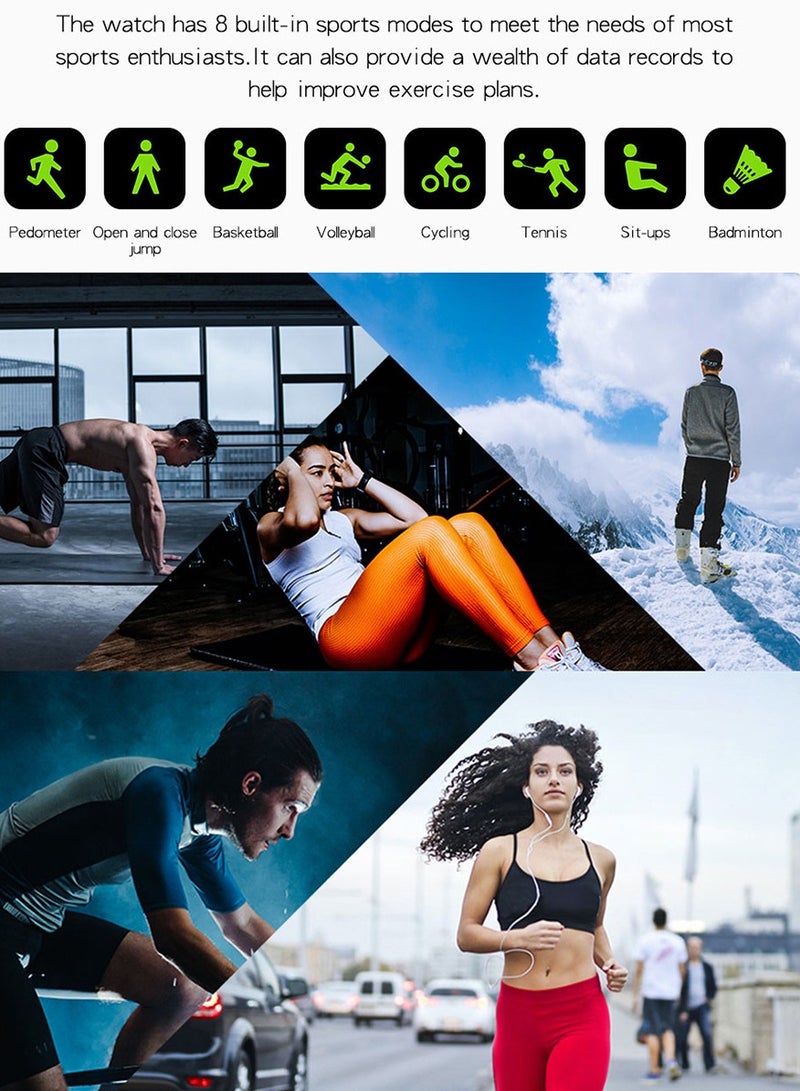 Y13 Smart Watch Sports Bracelet Bluetooth Call Pedometer Heart Rate  - Image 4