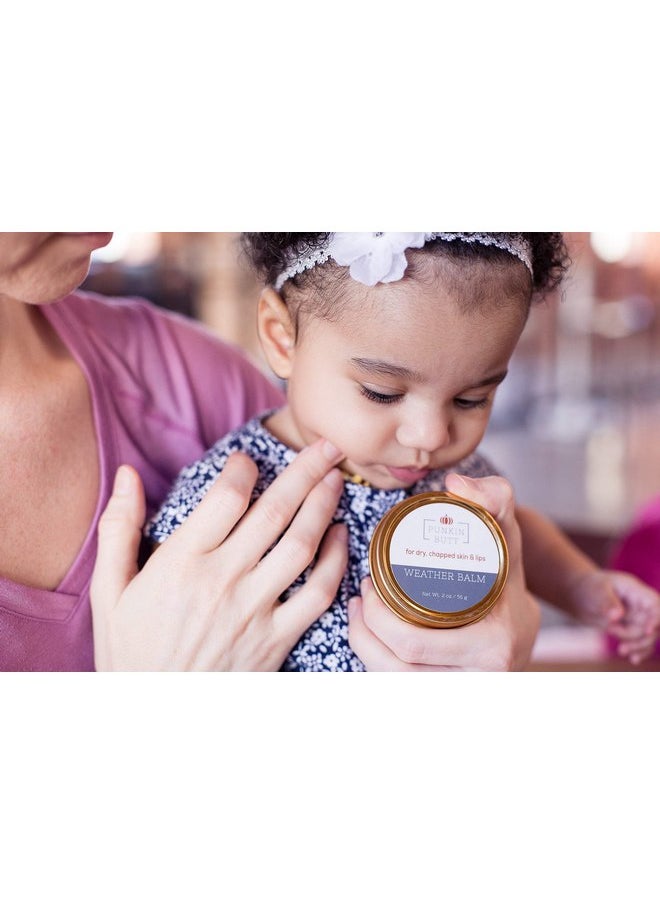 بانكين بات بلسم Punkin Butt Baby Weather Balm | يهدئ ويحمي بشرة الوجه والشفتين المتشققة | برائحة الفانيليا الناعمة | 2 أونصة  - Image 5