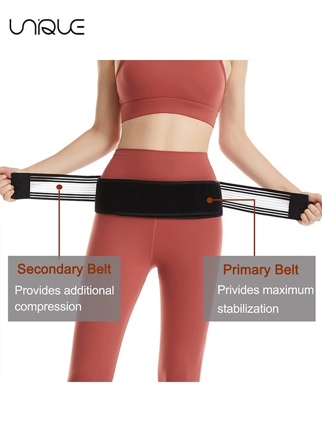 Unique Sacroiliac SI Joint Hip Belt, Lower Back Support Brace Hip Braces for Hip Pain Alleviate Sciatic Anti-Slip Sacroiliac Belt Pilling-Resistant Pelvic Belt for Men Women  - Image 3