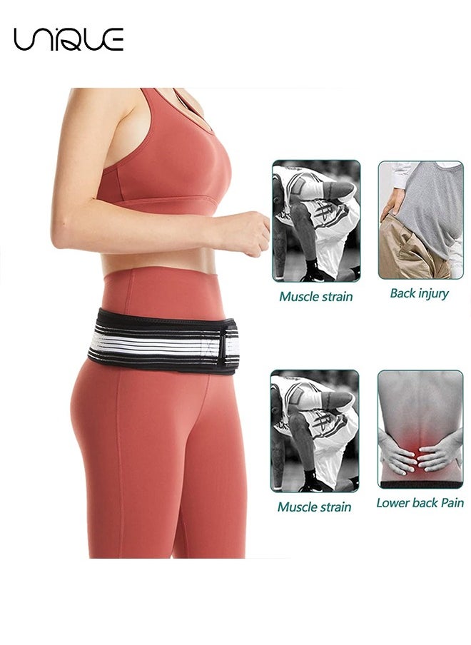 Unique Sacroiliac SI Joint Hip Belt, Lower Back Support Brace Hip Braces for Hip Pain Alleviate Sciatic Anti-Slip Sacroiliac Belt Pilling-Resistant Pelvic Belt for Men Women  - Image 4
