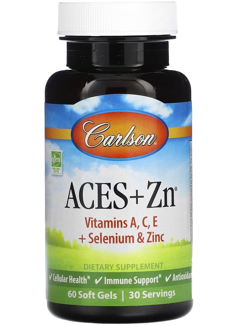 أسيز + زنك، 60 كبسولة لينة