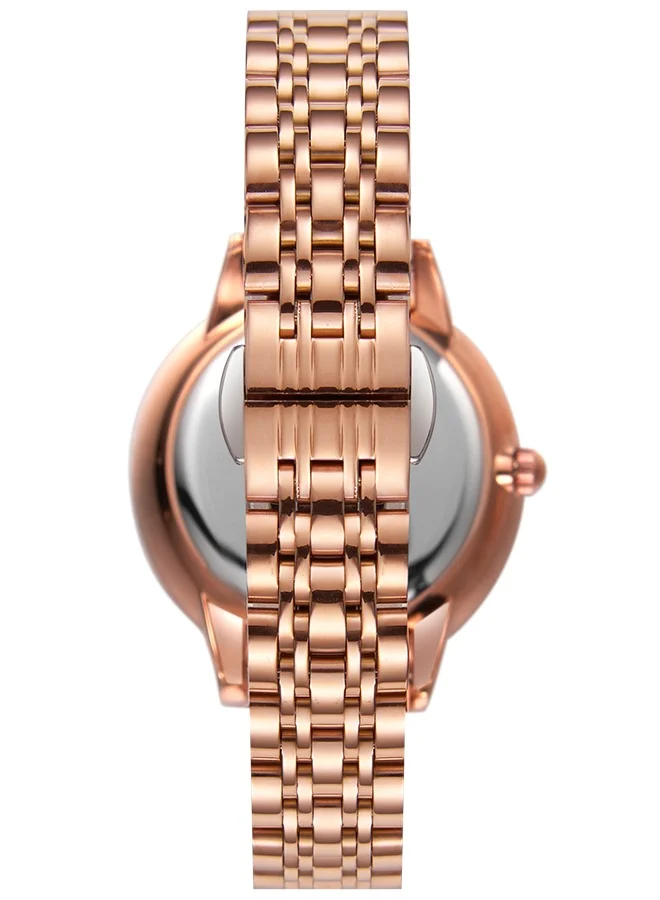 KENNETH SCOTT Women's Stainless Steel Analog Watch K22532-RBKR - 34 mm