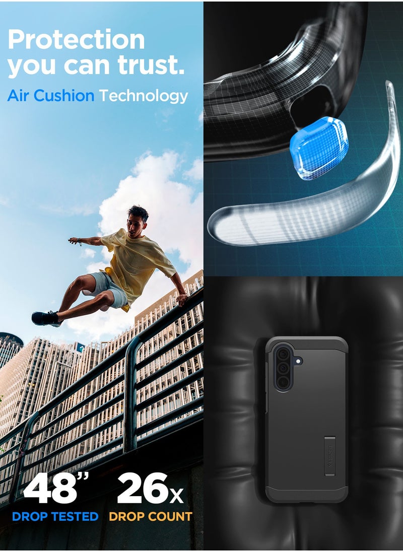 Spigen Tough Armor for Samsung Galaxy A36 5G Case Cover with Extreme Impact Foam (2025) - Black  - Image 3