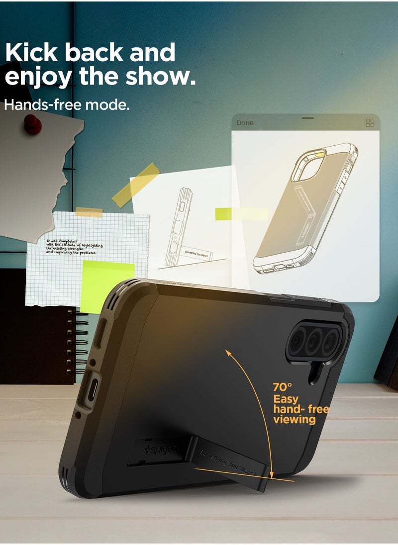 Spigen Tough Armor for Samsung Galaxy A36 5G Case Cover with Extreme Impact Foam (2025) - Black  - Image 5