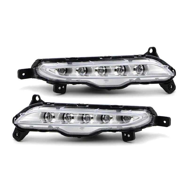 Dreamseek LED DRL Compatible with Hyundai Tucson TL 2016 2017 2018 Front Bumper Driving Fog Lamp Daytime Running Light