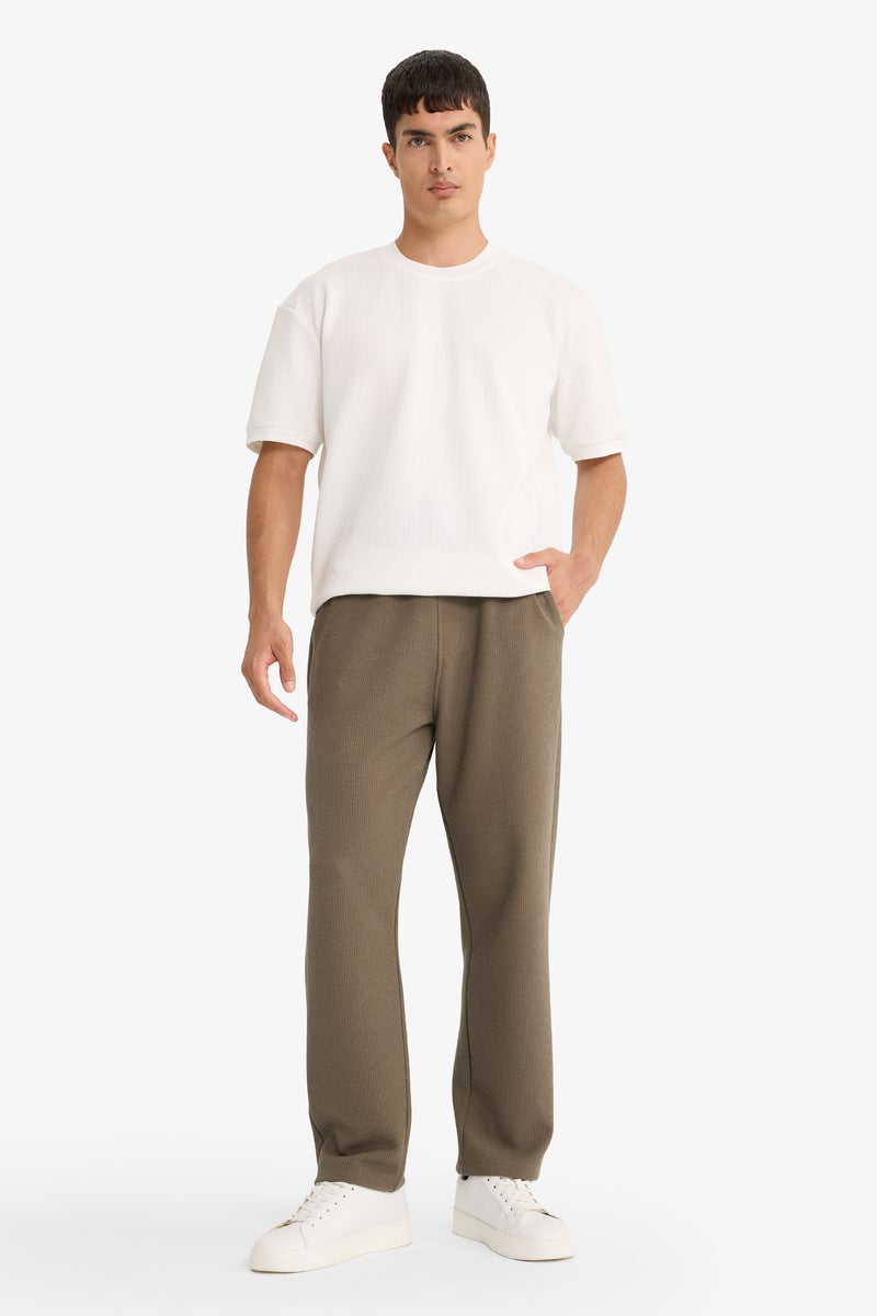 DeFacto Green Man Regular Fit Trousers Casual - Image 1