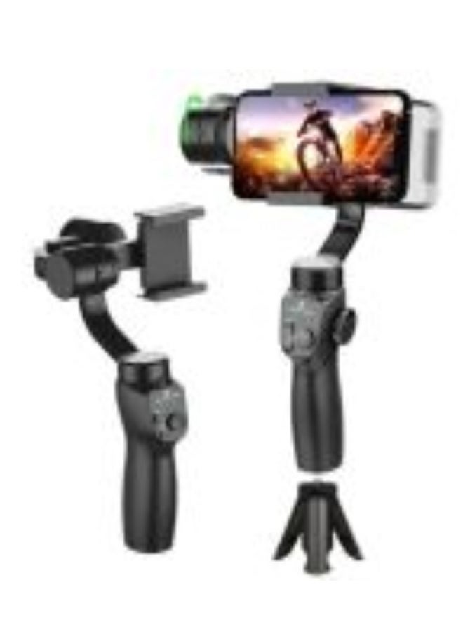 Generic Smartphone Gimbal Stabilizer, F10 Handheld 3-Axis Phone Stabilizer Foldable Gimbal With  - Image 1