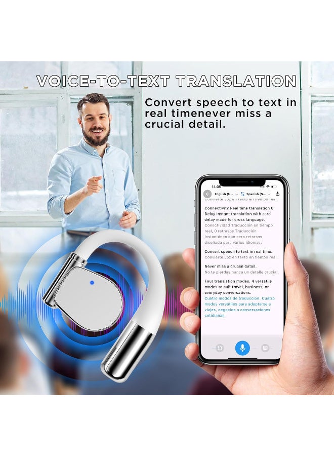 Real-Time AI Translator Earbuds – 145 Languages | Bluetooth 5.4 | 50H Battery | IP68 Waterproof - Image 4