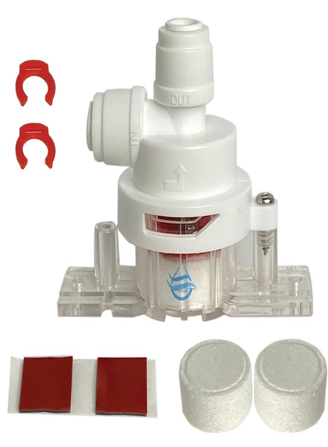 Filtration Warehouse Automatic Water Shut Off Valve Leak Detector, Filtration Warehouse, Leak Stop Valve, Water Guard+ Water Protection Valve - for Reverse Osmosis, Under Sink, or Any 1/4" Inline Plumbed System. - Image 1
