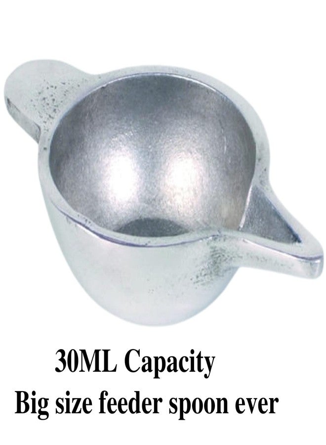 PGD Deluxe Aluminum Paladai | Baby Feeding Spoon Bondla | Paladai | Baby Feeder Spoon Cup (Pack of 1) | Medicine Syrups Milk Feeding - Image 5