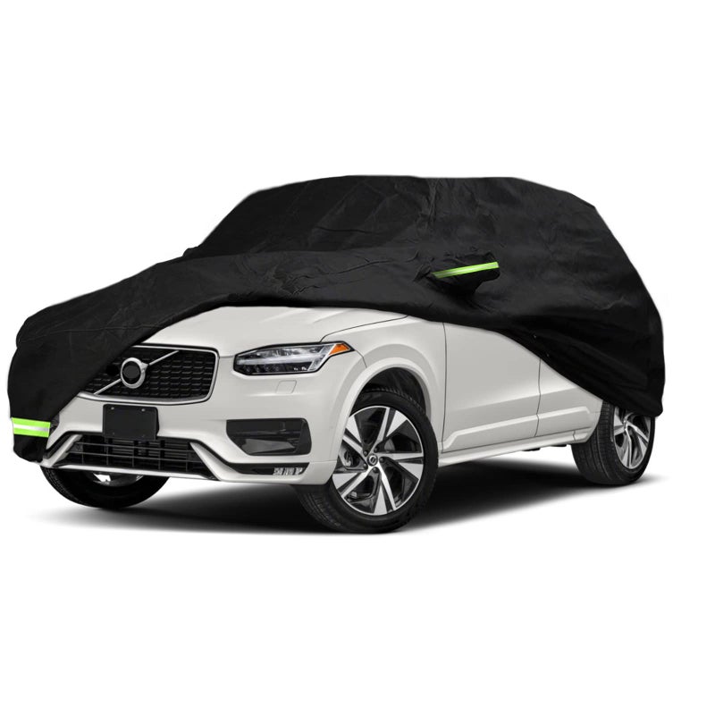 YIXIN Waterproof Car Cover for 20022024 Volvo XC90 Car Cover Custom Fit 100 Waterproof Windproof Strap  Single Door Zipper Bands for Snow Rain Dust Hail Protection