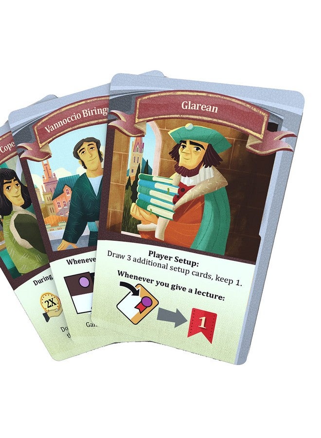 Plan B Games Alma Mater Board Game - Manage a 15th Century University! Strategic Resource Management and Recruitment Game for Kids & Adults, Ages 14+, 2-4 Players, 90-150 Minute Playtime - Image 3
