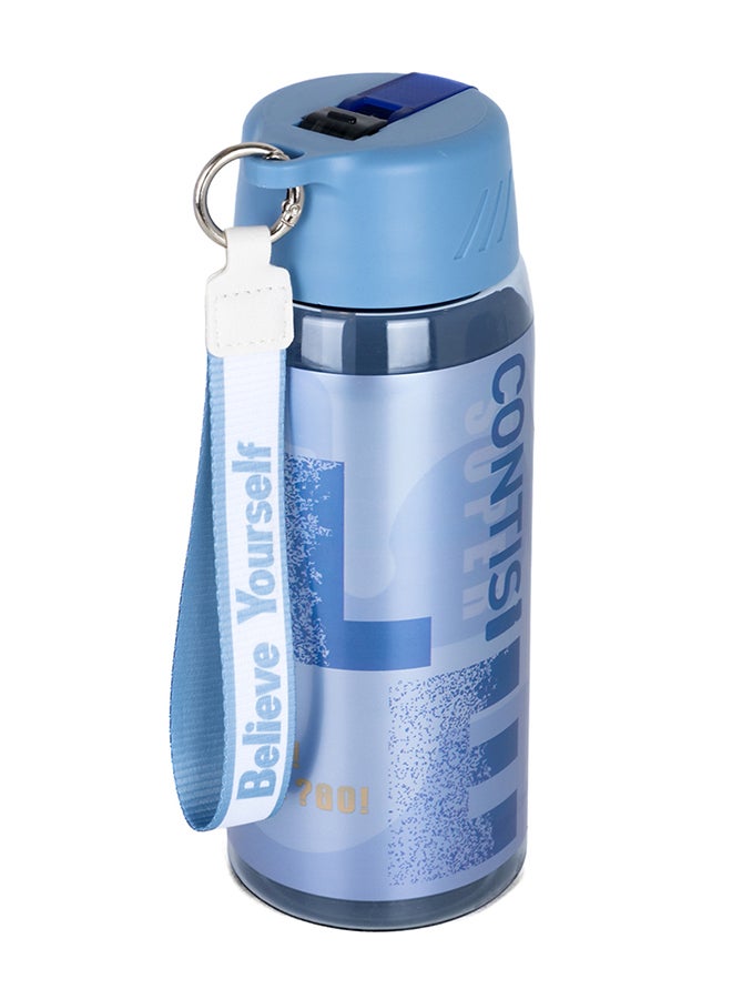 Nova kids زجاجة ماء مع حبل حمل 750 مل - أزرق - Image 2