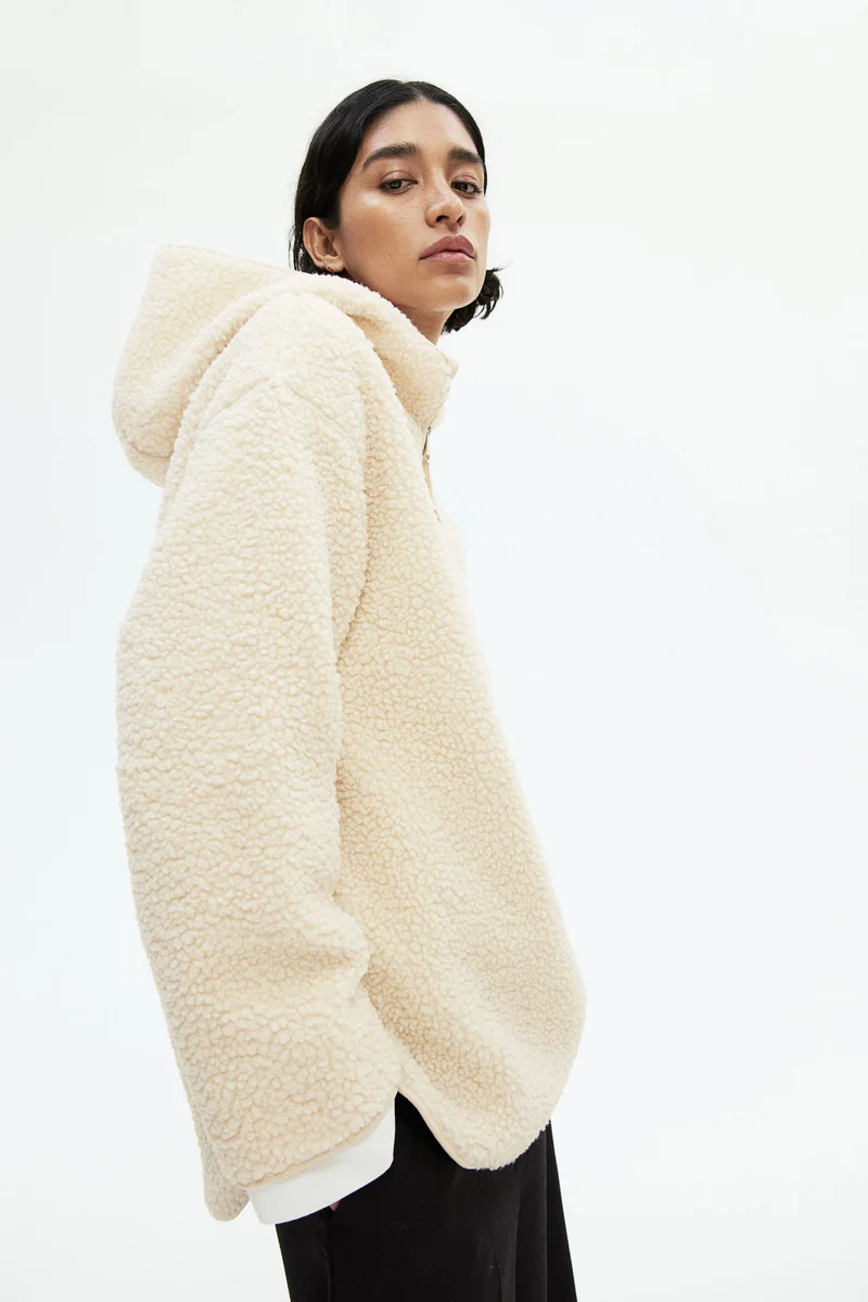 اتش اند ام Oversized Fleece Hoodie
