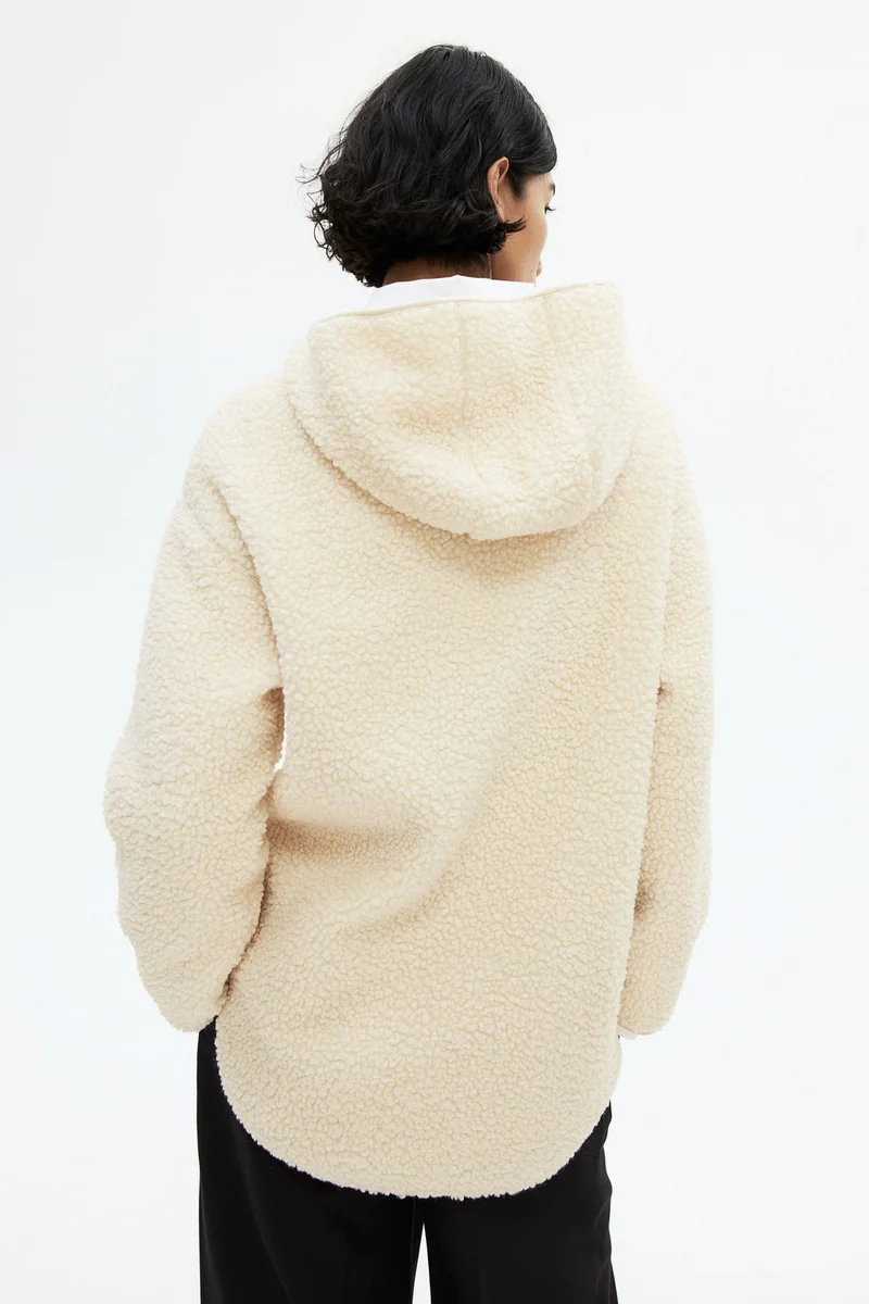 اتش اند ام Oversized Fleece Hoodie