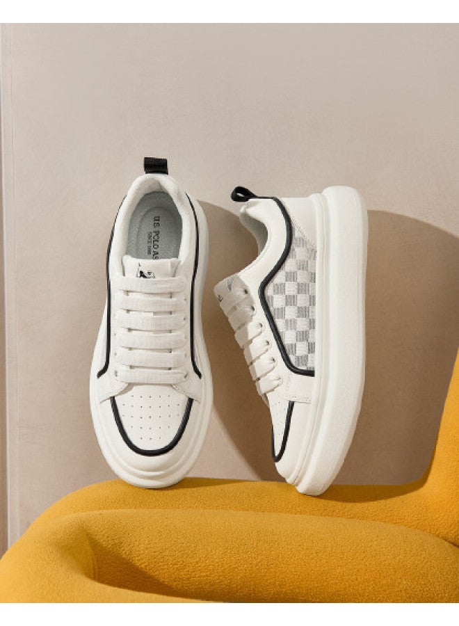 U.S. Polo Assn. Men's White Casual Shoes, Autumn And Winter Sports Leisure Shoes For Men, Comfortable Sneakers For Men - Image 1