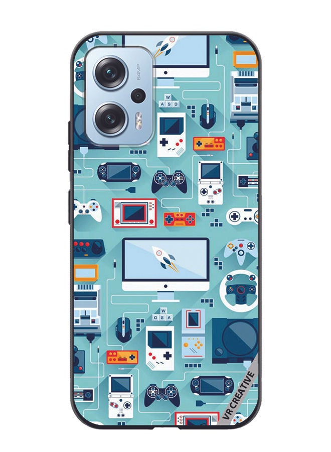 VR CREATIVE Protective Case Cover For Xiaomi Poco X4 GT Technology Items Design Multicolour - Image 1