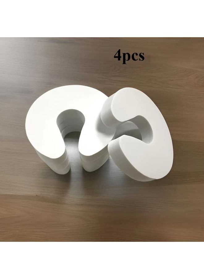4pcs Random Color EVA Foam Door Stoppers Anti Pinch Safety Door Protectors for Home Doors Windows Wardrobes - Image 1
