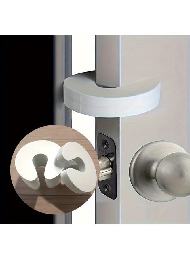 4pcs Random Color EVA Foam Door Stoppers Anti Pinch Safety Door Protectors for Home Doors Windows Wardrobes - Image 2