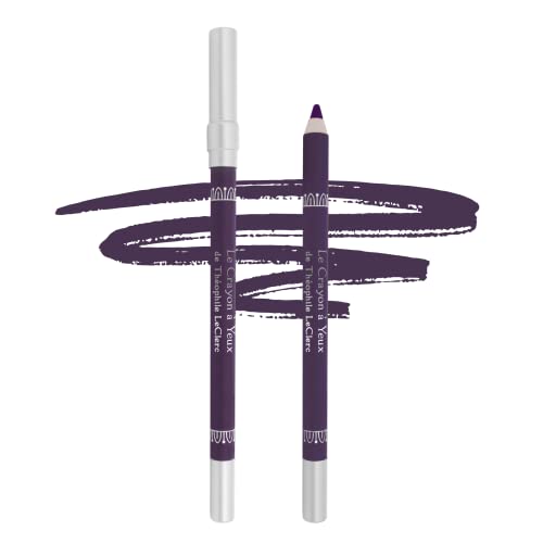 T. LeClerc T LeClerc Eyeliner Pencil Long Lasting Precision Sharp Tip Eye Pencil for Water Line Lash Line Use as Highlighter Concelear Under Eye Smudge Proof Smokey Eye Makeup Easy to Color Violine - Image 1