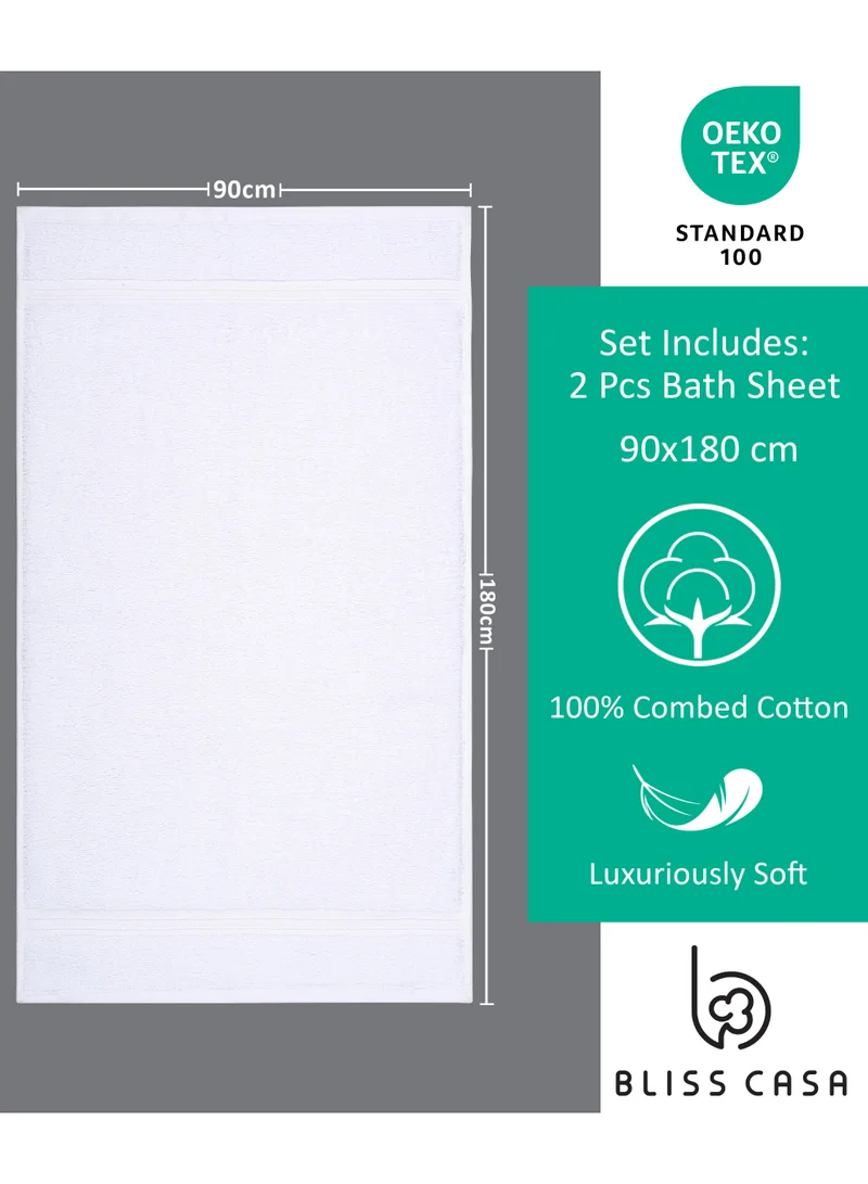 بليس كاسا مناشف حمام بيضاء كبيرة عالية الجودة من بليس كاسا  سم قطعتين