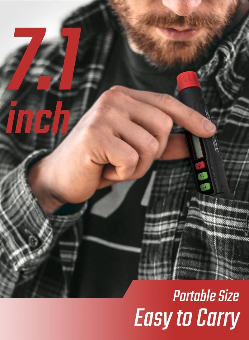 Arabest Gas Leak Detector Natural Gas Detector with Audible and Visual Alarms Locates the Source of Gas Leaks Black - Image 4