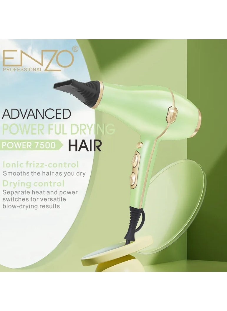ENZO Professional - ENZO EN-6006 Hair Treatment Dryer Styling Products Professional Hair Dryer Machine Blow Dryer Hair Styling Tools Barber Supplies - Image 1