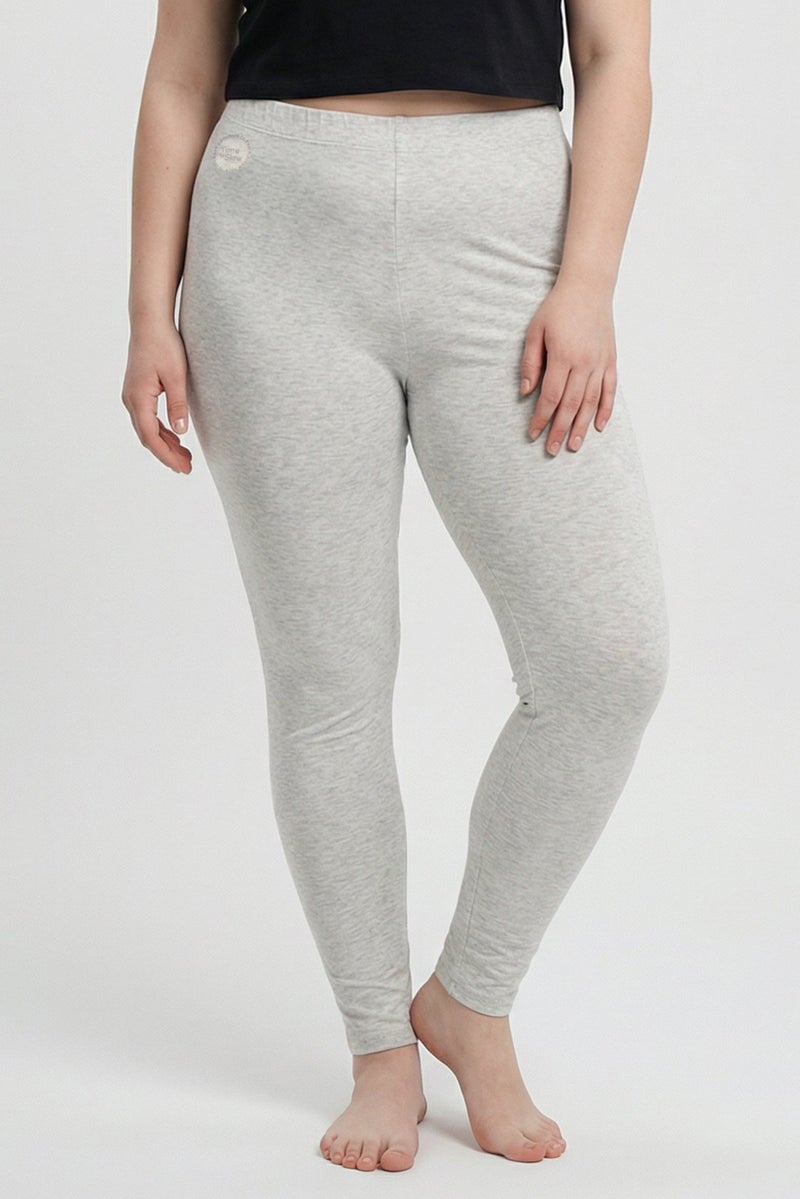 Etam Women Heather Pull On Pyjama Pants, Grey - Image 1