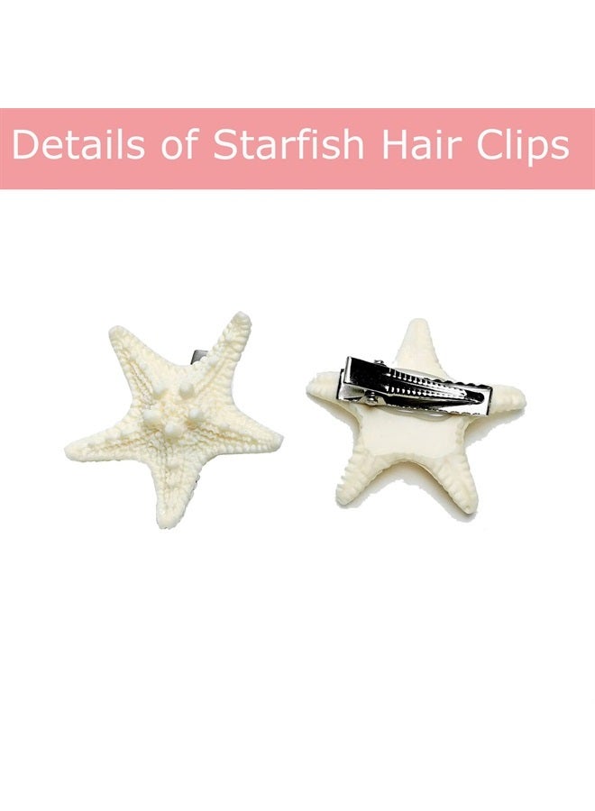 Half and Half Little Mermaid Wig for Girls Kids 21-Inch Long Red Curly Wig Mermaid Kid Wave Wigs with Starfish Hair Clip for Halloween Costume Party - Image 2