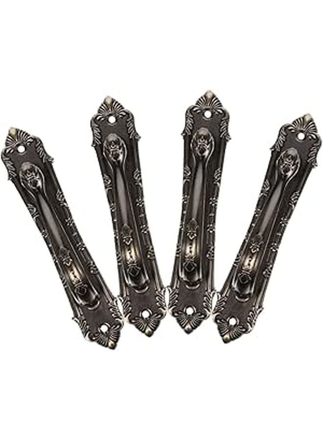 Vintage Alloy Cabinet Handles Antique Style Door Pulls 138mm Red Bronze Finish - Image 1