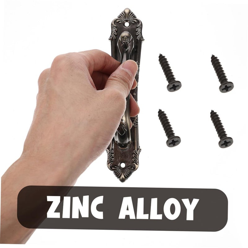 Vintage Alloy Cabinet Handles Antique Style Door Pulls 138mm Red Bronze Finish - Image 5