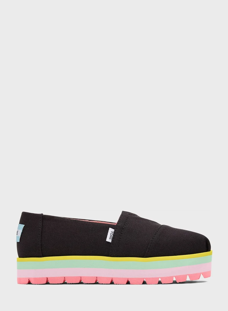 TOMS Youth Alpargata Slip Ons